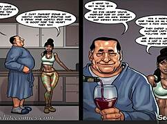 i watch my husband fuck the ebony maid in the kitchen