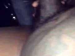 san gives an amazing blowjob to her partner