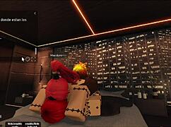 Dua babi putih jadi tong sperma BBC 😈