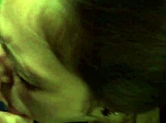 Tipsy girlfriend gives a sloppy blowjob