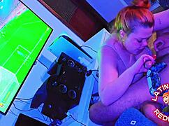 stepsister, stop playing that ps5 and fuck me non-stop in this family relationship