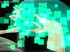 Hatsune Miku In Nude Cat Costume From Hello Planet Project Diva Mod