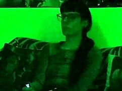 Beths kinky got kajenje draženje v zeleni svetlobi HD