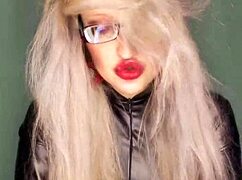 Cuckolding Sissy in Fantasy Femdom Scene with Jerk Off Instructions.