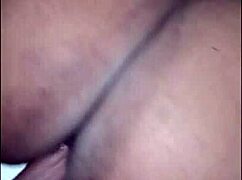 Big booty ebony babe rides dick hard after date night