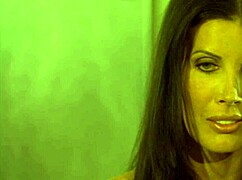 Suggestive brunette milf mom gets fucked at home