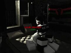 Comgirl kata, Aku dikongkek kuat di condo Roblox lepas main Der Hood.
