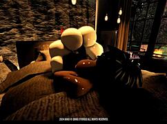 むち尻白人女デカ黒チンポに逆らえずハメ堕ち！