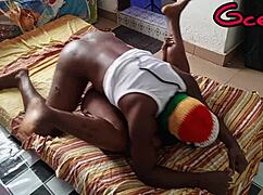 Homemade romantic missionary sex with big cock