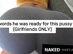 she's going crazy on that big black pole with her latina big booty