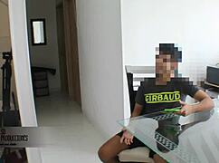 i'm alone with my stepsister, watching her suck big black cock passionately