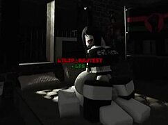 Comgirl says, 'I got fucked hard in the Roblox condo after playing Der Hood.'