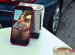 Petite woman squeezes 10-inch cock hard! Sofia Sweet, what a nymphomaniac!