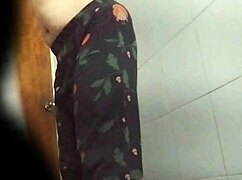 Spying On My Stepmother Shaving