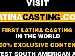 latina casting features a slutty cute bikini model who takes a big cock deep for the job interview, getting dominated hard.