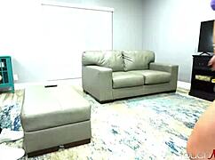 my horny wife tries outfits for friend then squirts