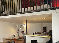 Maxime Catches Us Fucking Noochka Hard As She Wakes!