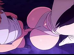 Man chained in bondage during an uncensored video shoot with various elements