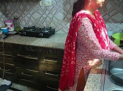 Desi sarah bhabhi convinces stepmom for girlfriend-boyfriend roleplay, then fucks her hard in big ass