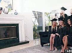 Milfs Party Turns Insane Reverse Gangbang!