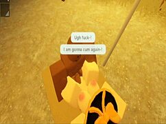 Robloxian witch gets pounded by black cock featuring Elaina F