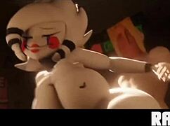Puppet From Fnaf Compilation Part 1 - Big Black Cock Creampie Fuck Doll Action!