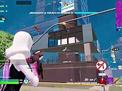 In this webcam session, characters from Fortnite engage in rule 34 fucking.