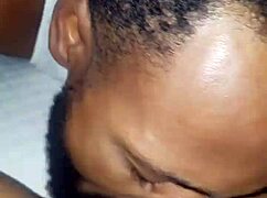 ebony girl enjoys intimate pussy licking session