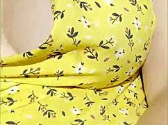 Wifey flashes her perfect tits while driving in the car part 3