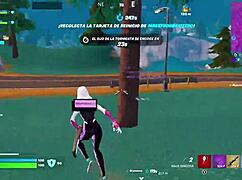 In this webcam session, characters from Fortnite engage in rule 34 fucking.