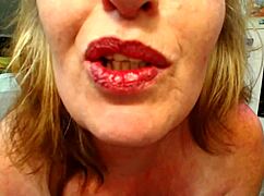 Beauty Dawnskye1962 enjoys a moment in copper colored panties