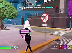 In this webcam session, characters from Fortnite engage in rule 34 fucking.