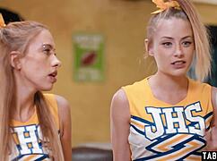 Petite Blonde Teen Khloe Kapri and Kyler Quinn Anal Fucked by Coach