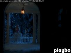 Crystal Mccahill poses naked, showing off her perfect big tits.