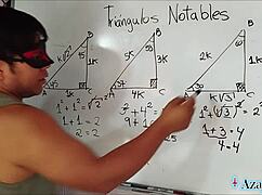 asian student exploring trigonometry class with erotic twists in the bedroom 😏