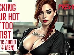 Fucking Your Tattoo Artist - Audio Porn