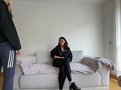 Paying Roomie Rent With Lesbian Sex In Gym