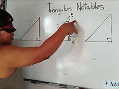 asian student exploring trigonometry class with erotic twists in the bedroom 😏