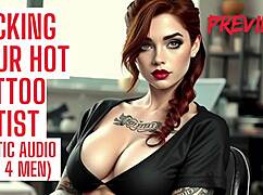 Fucking Your Tattoo Artist - Audio Porn
