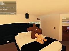 the cute black girl rides the monster cock roughly, squirting everywhere