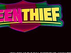 tattooed cutie gets pounded on table 😏