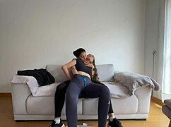 Paying Roomie Rent With Lesbian Sex In Gym