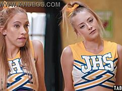 Petite Blonde Teen Khloe Kapri and Kyler Quinn Anal Fucked by Coach