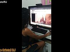 Beautiful hot slut wife acts naughty and exhibitionist in trailer