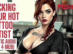Fucking Your Tattoo Artist - Audio Porn