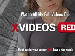 Passionate handjob and blowjob ending with cum on hot dress pov