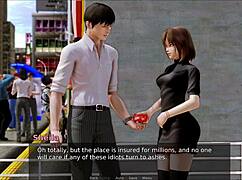 I explore the academy's secrets and challenges in this immersive game world.