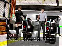 I explore the academy's secrets and challenges in this immersive game world.