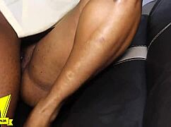 black ninja rocks neighbor hard in bathroom and cums