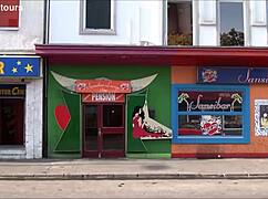 exploring the sights of kaiserstra�e in hanover, germany